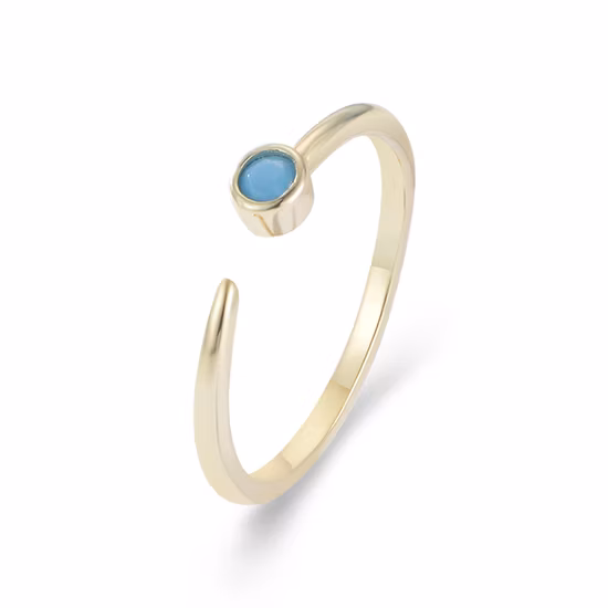 Simple Trendy Gold Silver Plated Finger Jewelry Ring for Women
