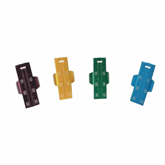 Aluminum Colorful Dental Endo Finger Ruler Ring Price